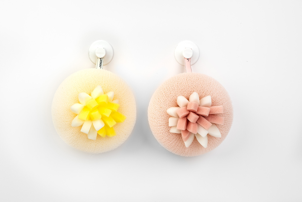 Flower-Shaped Bath Sponge