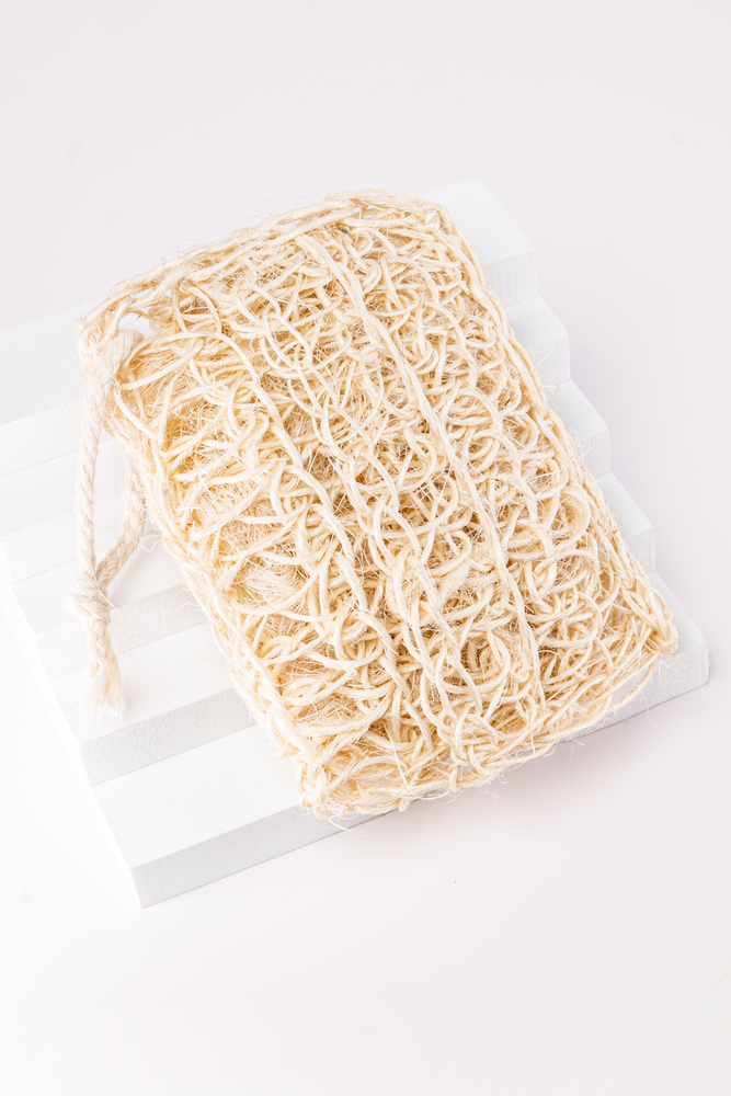 Square Sisal Bath Scrubber