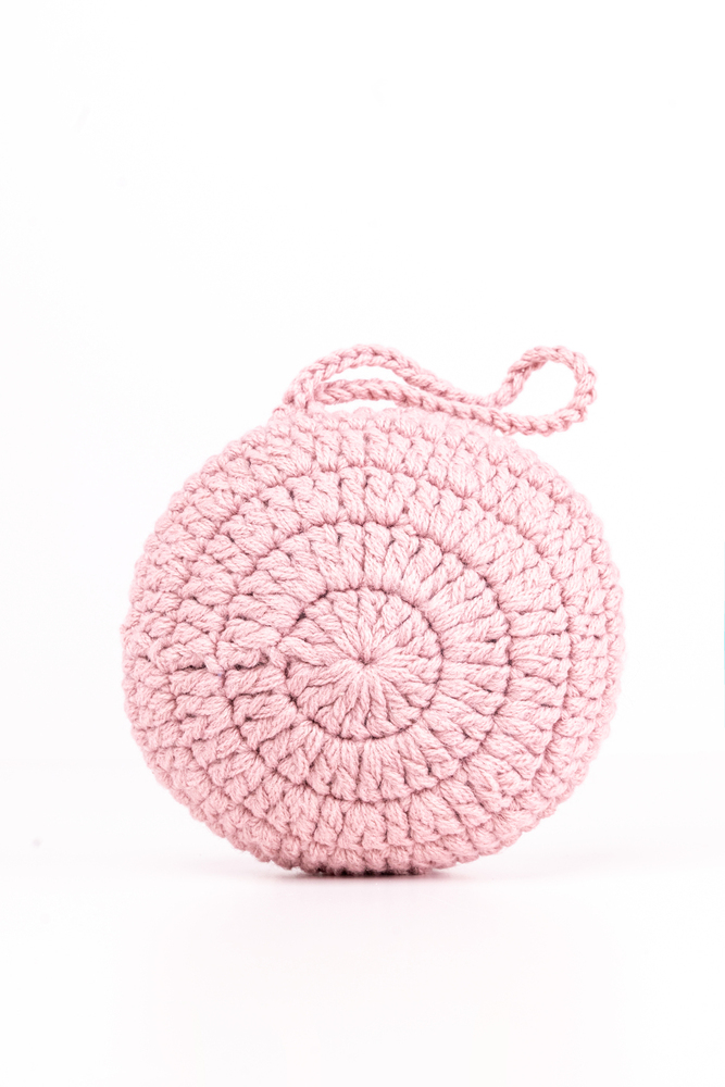 Knitted & Cotton Bath Sponge