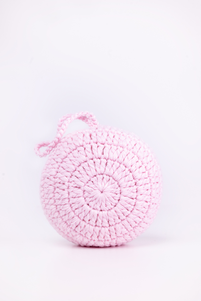 Knitted & Cotton Bath Sponge