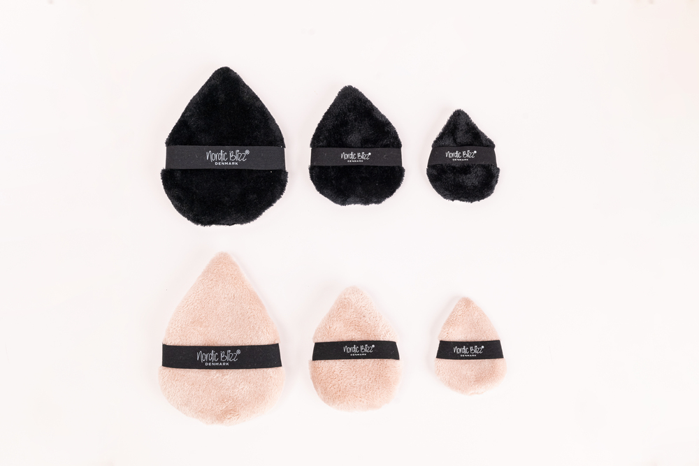 Drop-shaped Fannel Powder Puff