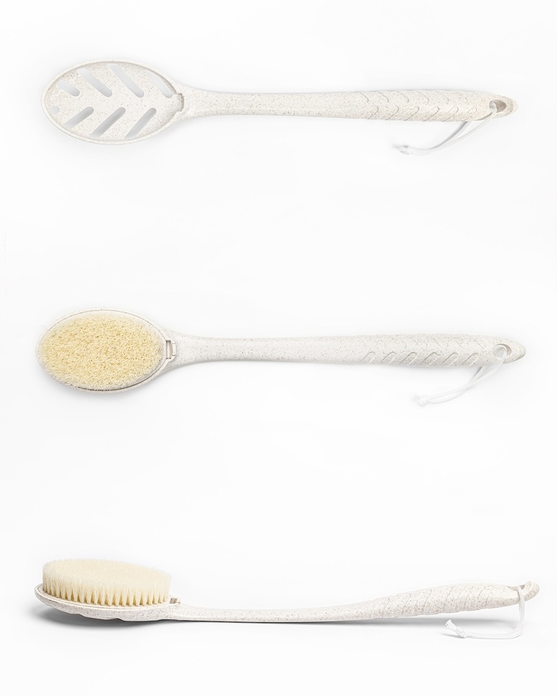 Long Handle Detachable Bath Brush