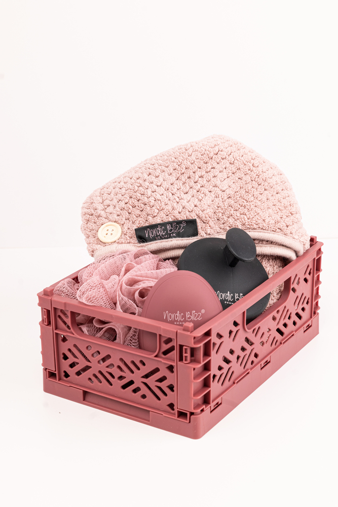 Foldable Plastic Storage Basket Set 2