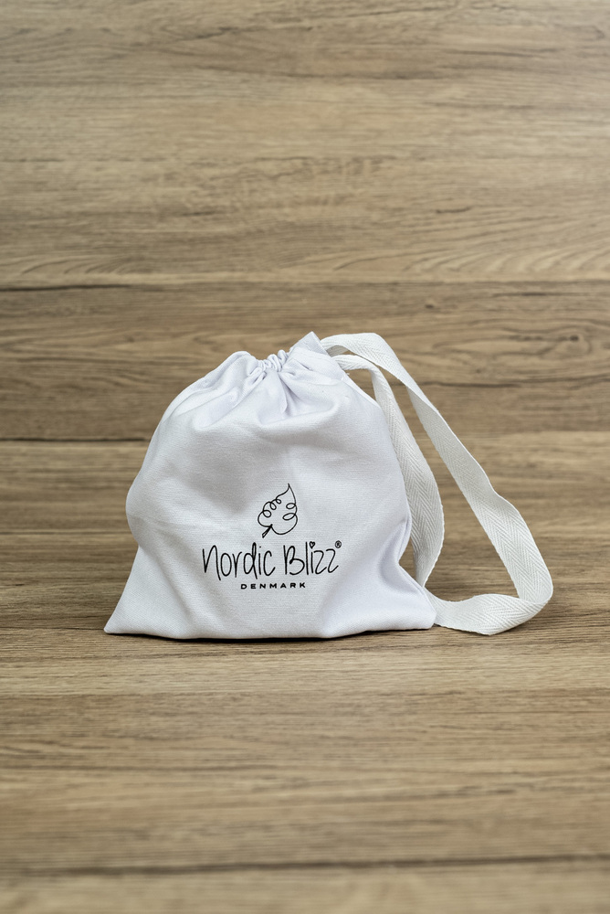 White Drawstring Canvas Bag