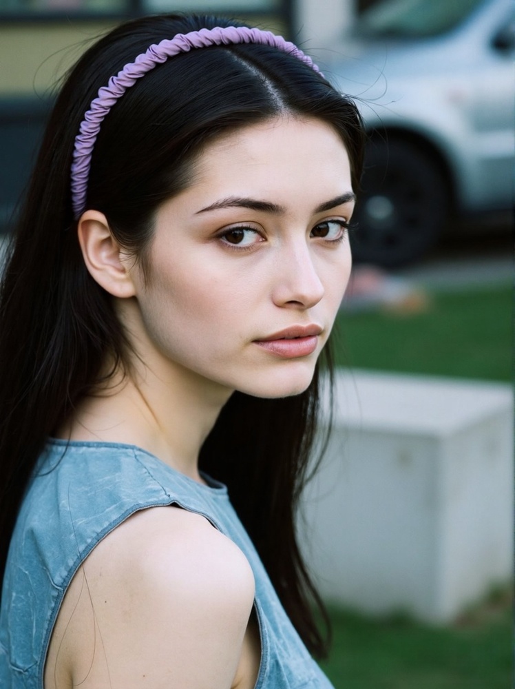 Morandi Satin Ruched Headband