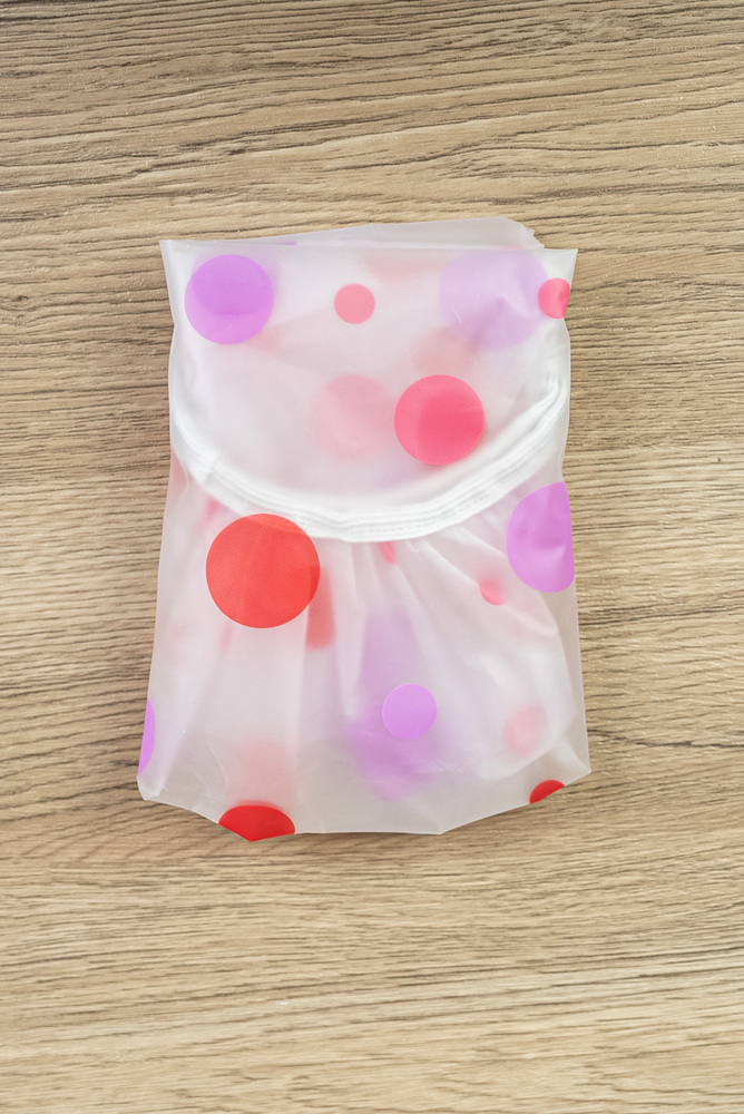 Polka Dot EVA Shower Cap