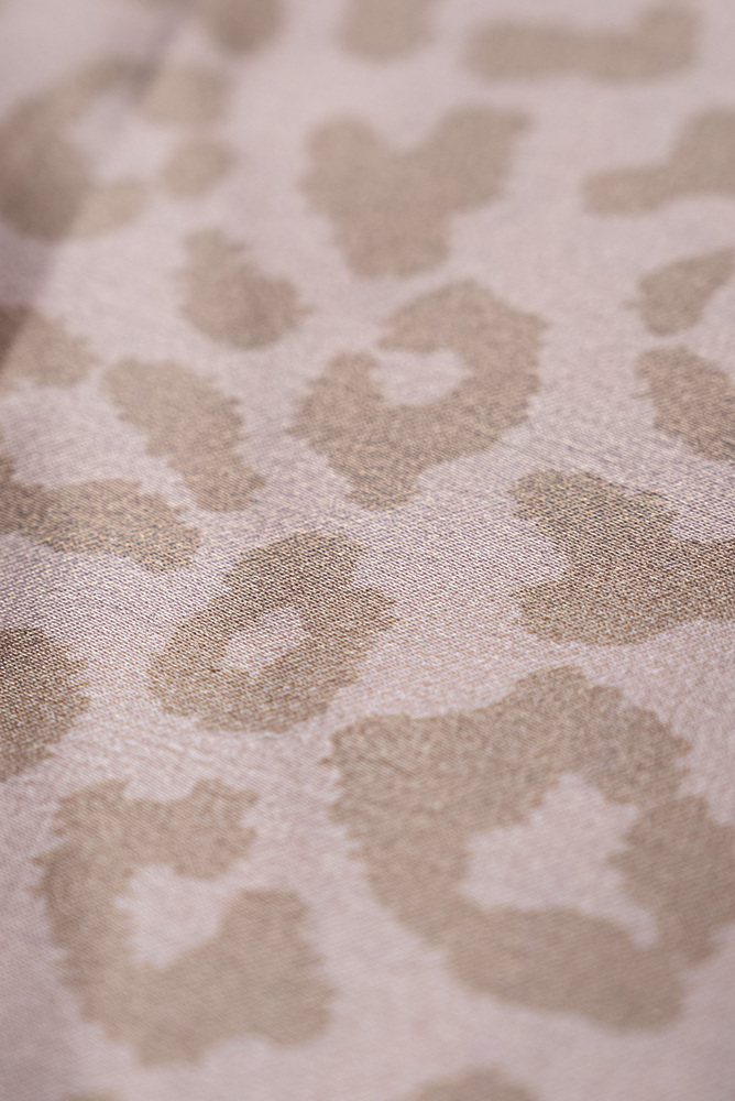 Leopard Print Satin Sleep Set