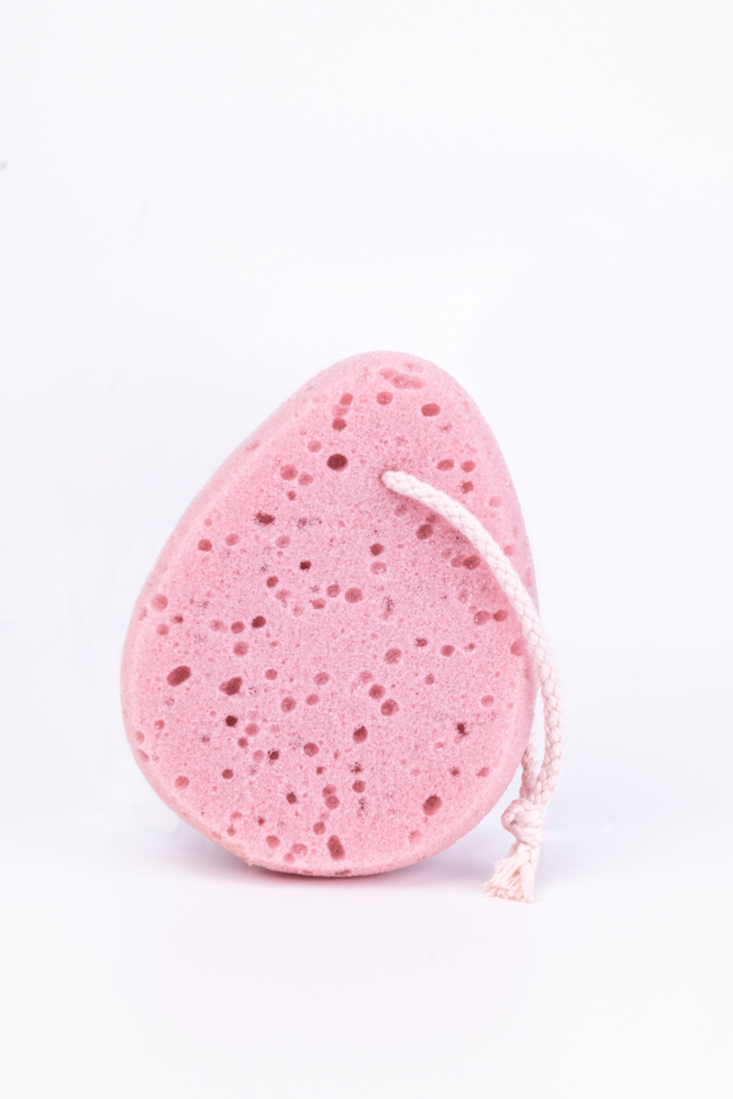 Drop-shaped Cotton Bath Sponge