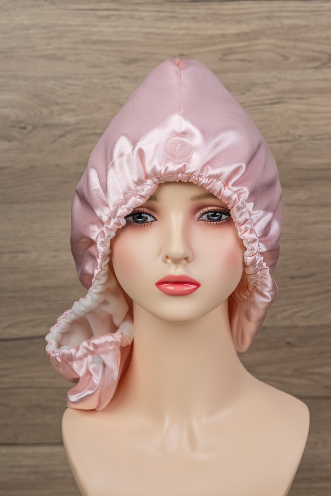 Satin-Style Microfiber Hair Drying Cap