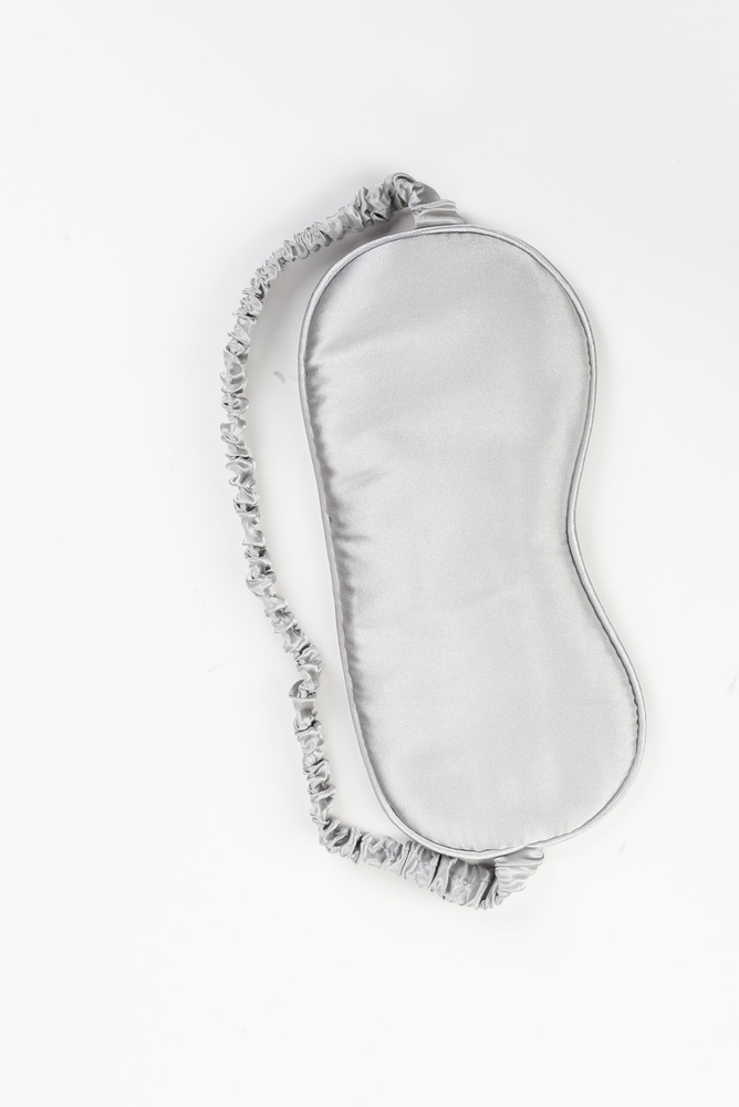 Grey 16 Momme Mulberry Silk Sleep Mask