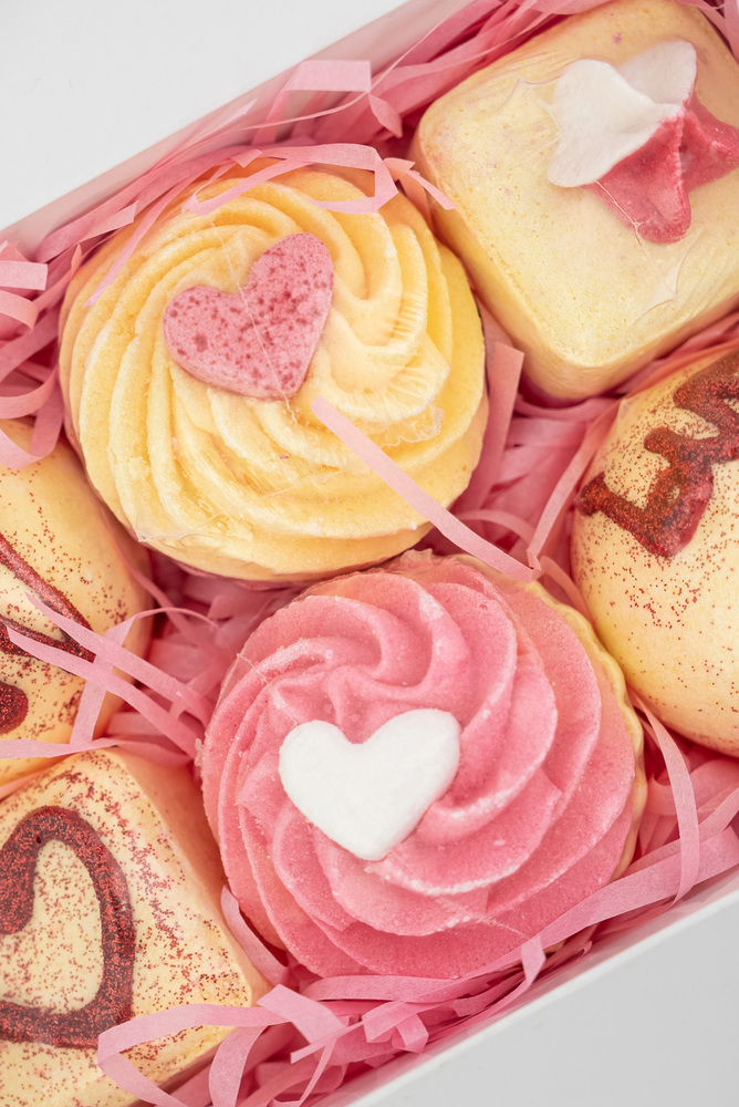Cupcake Bath Bomb Gift Box