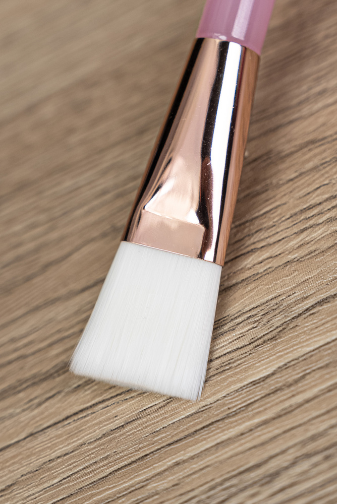 Dual-Ended Silicone & Bristle Facial Mask Brush