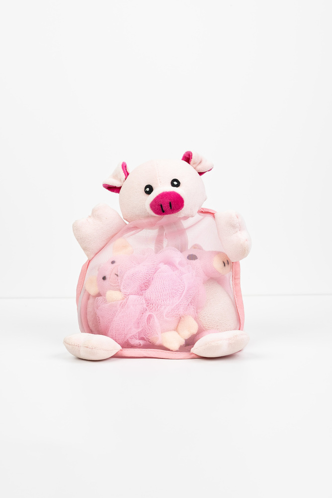 Pink Pig Kids Bath Set