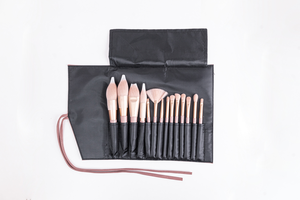 Rose Gold Makeup Brush Set