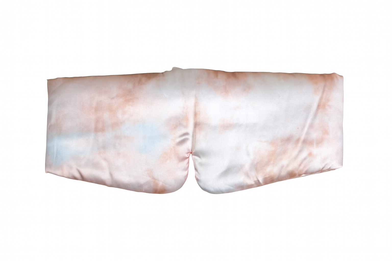 Thick Gradient Blue-Pink Satin Sleep Mask