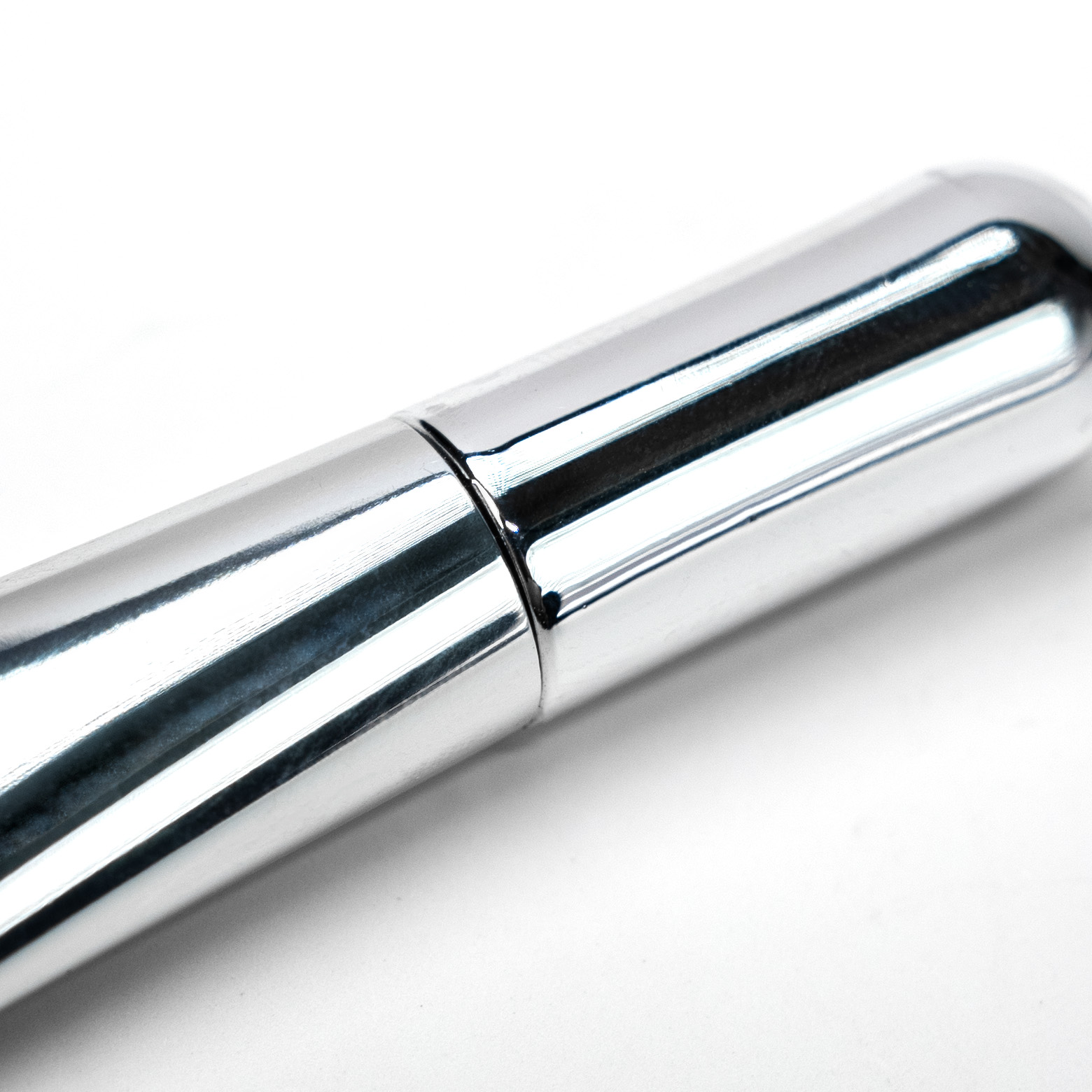 4-Piece Silver Makeup Brush Set