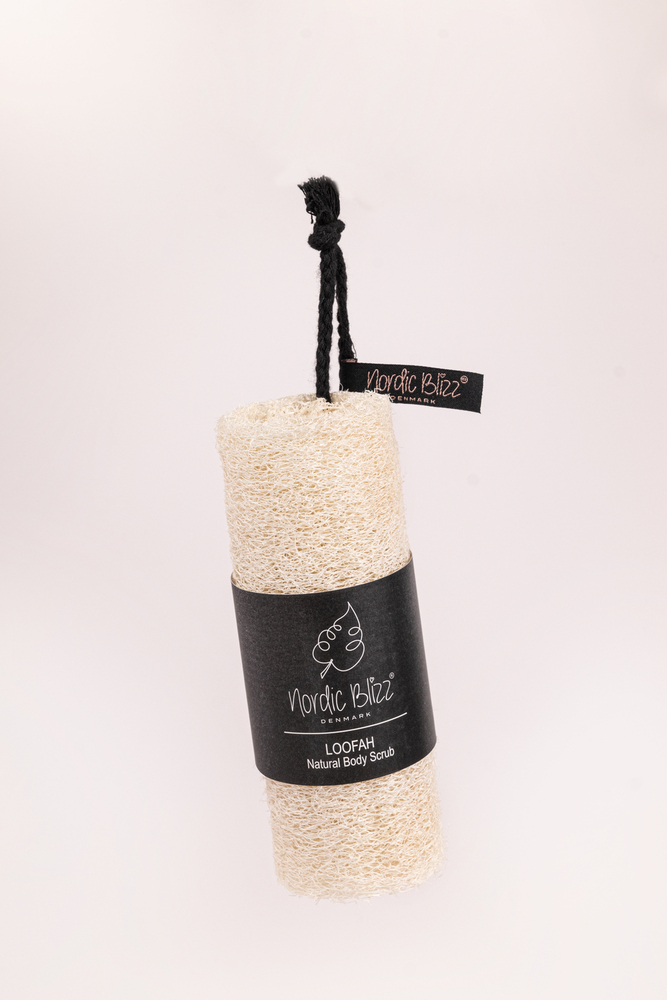 Cotton Rope Loofah With Textile Label + Encircling Card